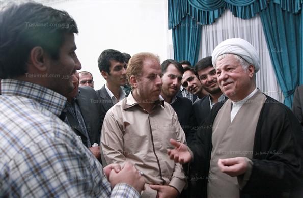 دیدار جمعی از فعالان فرهنگی با هاشمی رفسنجانی