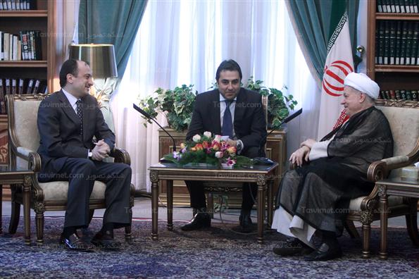 دیدارهاشمی رفسنجانی با سفیر ترکیه