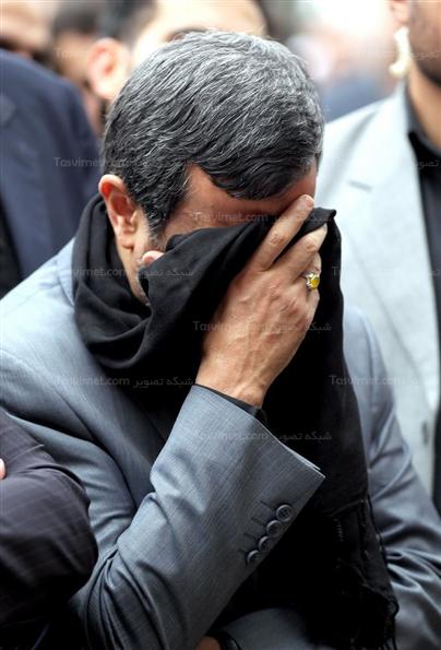 احمدي نژاد در اجتماع عزاداران حسيني در نهاد ریاست جمهوری