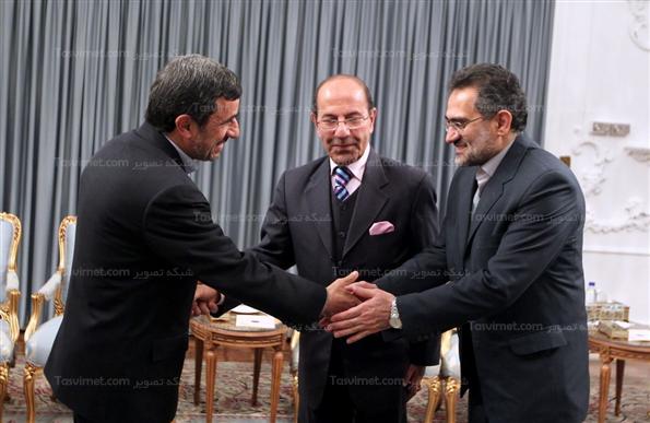 احمدي نژاد در ديدار وزير فرهنگ افغانستان