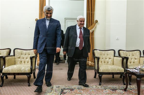 دیدار وزیر خارجه‌ی سوریه با سعید جلیلی