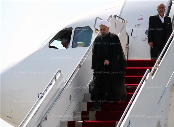 ورود رئیس جمهور به تهران