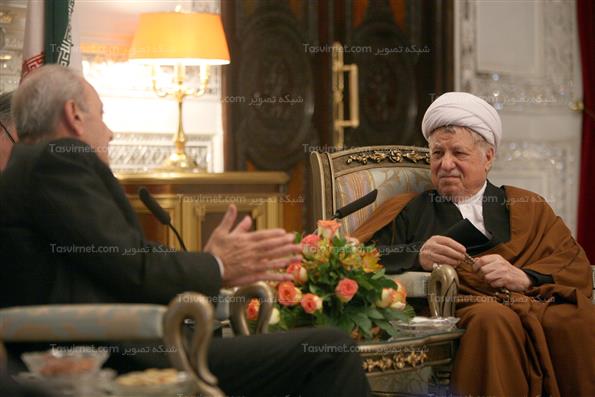 دیدار رئیس مجلس لبنان با هاشمی رفسنجانی