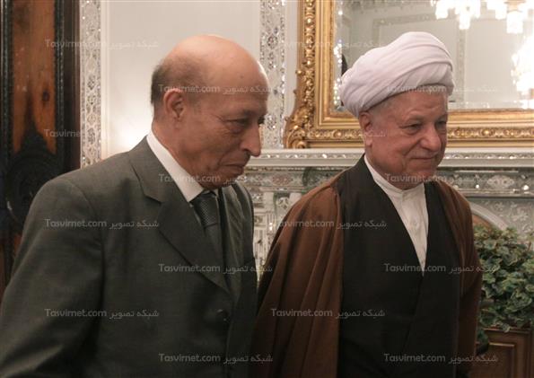 دیدار آیت هاشمی رفسنجانی با رئیس مجلس ملی الجزایر