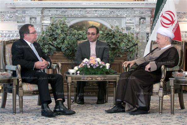 دیدار وزير امور خارجه زلاندنو با هاشمی رفسنجانی