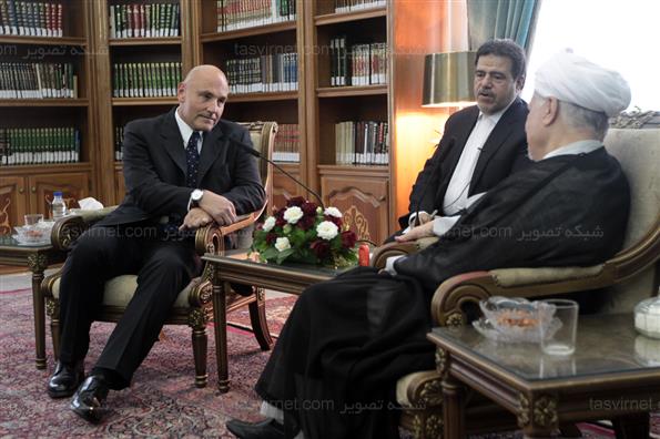 دیدار سفير كشور سوئيس با هاشمی رفسنجانی