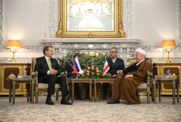 دیدارهاشمی  رفسنجانی با رئیس مجلس دومای روسیه
