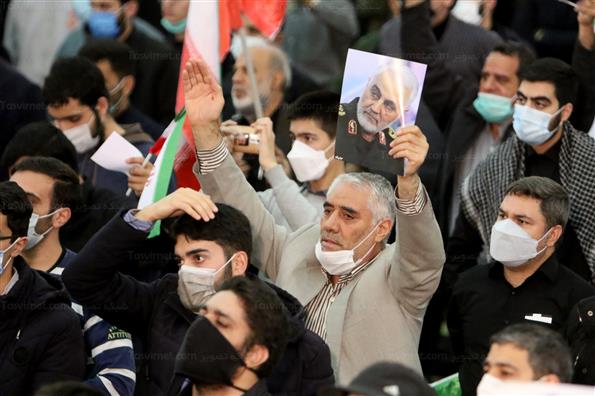 مراسم دومین سالگرد شهادت حاج قاسم سلیمانی در مصلی امام خمینی(ره) تهران