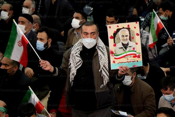 مراسم دومین سالگرد شهادت حاج قاسم سلیمانی در مصلی امام خمینی(ره) تهران