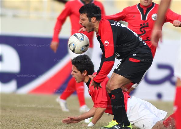 دیدار تیم های فوتبال پرسپولیس و شهرداری تبریز