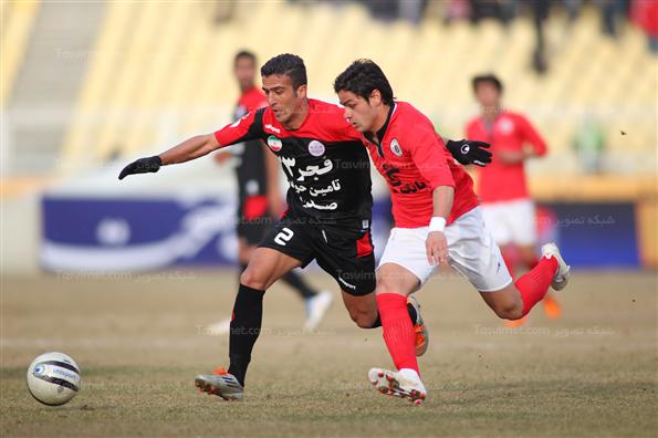 دیدار تیم های فوتبال پرسپولیس و شهرداری تبریز