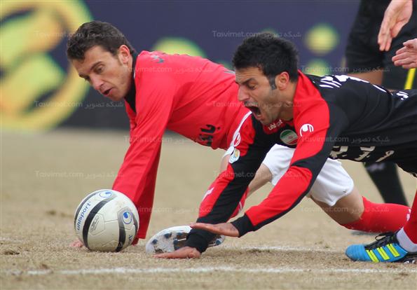 دیدار تیم های فوتبال پرسپولیس و شهرداری تبریز