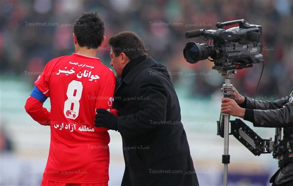 دیدار تیم های فوتبال استقلال و تراکتورسازی تبریز