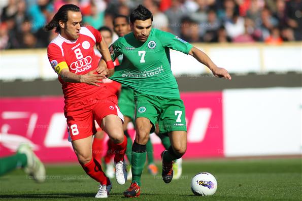 دیدار تیم های فوتبال پرسپولیس و الشباب