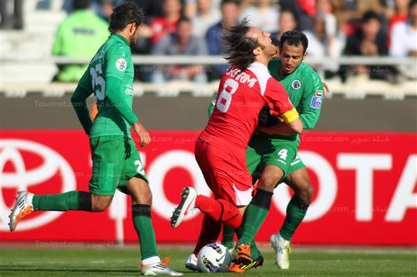 دیدار تیم های فوتبال پرسپولیس و الشباب