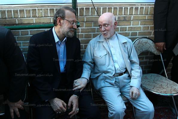 حضور لاریجانی درمراسم گرامیداشت شهدای موتلفه