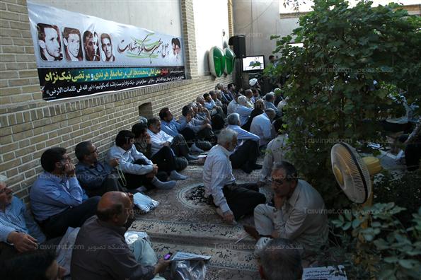 حضور لاریجانی درمراسم گرامیداشت شهدای موتلفه