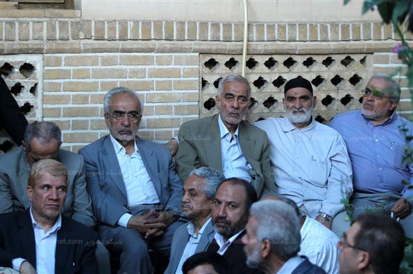 حضور لاریجانی درمراسم گرامیداشت شهدای موتلفه