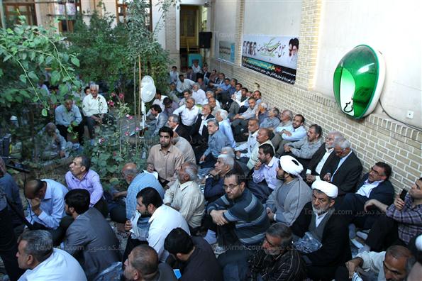 حضور لاریجانی درمراسم گرامیداشت شهدای موتلفه