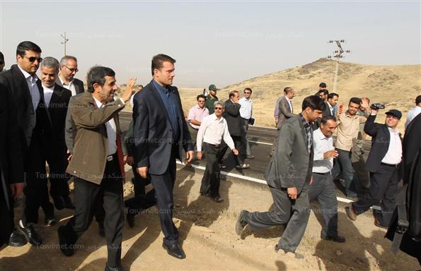 افتتاح جاده زنجان - طارم