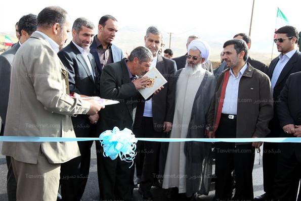 افتتاح جاده زنجان - طارم