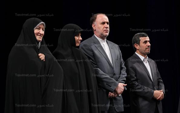 احمدی نژاد در مراسم تجلیل از مدال آوران المپیادهای