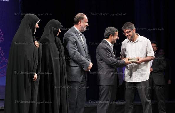 احمدی نژاد در مراسم تجلیل از مدال آوران المپیادهای