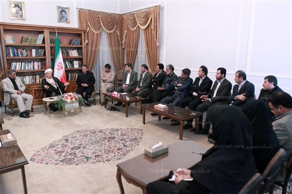 دیدار جمعی از اعضاء انجمن روزنامه های غیر دولتی