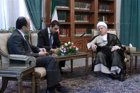 دیدارهاشمی رفسنجانی با سفیر ترکیه
