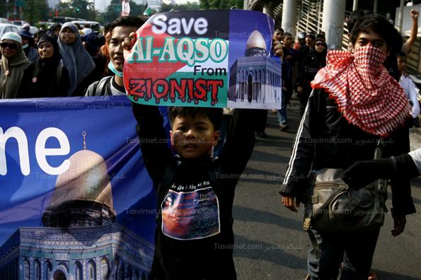 راهپیمایی روز قدس در اندونزی