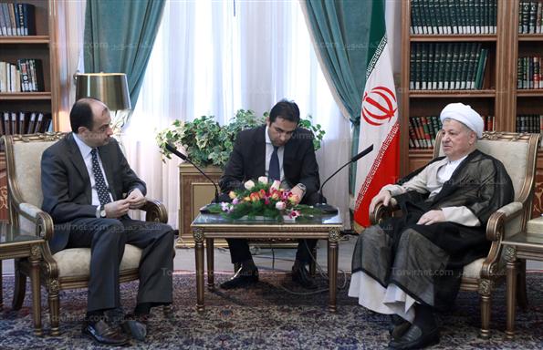دیدارهاشمی رفسنجانی با سفیر ترکیه
