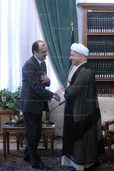 دیدارهاشمی رفسنجانی با سفیر ترکیه