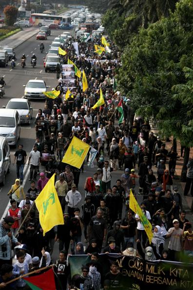 راهپیمایی روز قدس در اندونزی