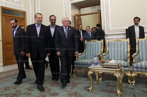 دیدارلاریجانی با رئیس مجلس نمایندگان الجزایر