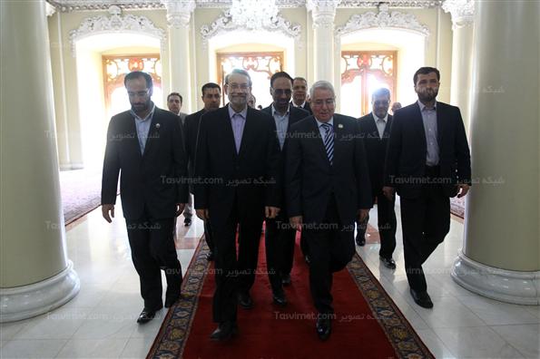 دیدارلاریجانی با رئیس مجلس نمایندگان الجزایر