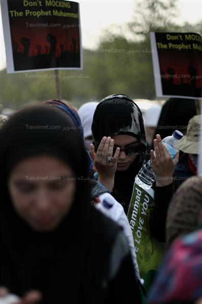 راهپیمایی مسلمانان اندونزی در اعتراض به اهانت به پیامبر اسلام