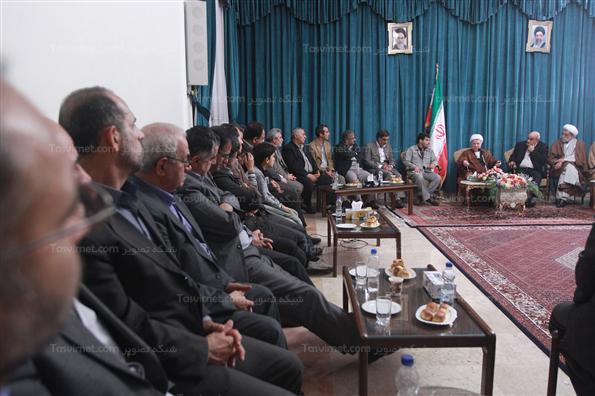 جمعی از فعالان سیاسی و اجتماعی استان مازندران با آیت االله رفسنجانی