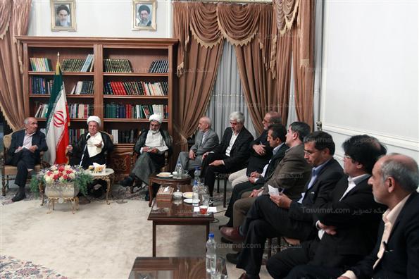 دیدار اعضای شورای مرکزی انجمن اسلامی مدرسین دانشگاه‌ها