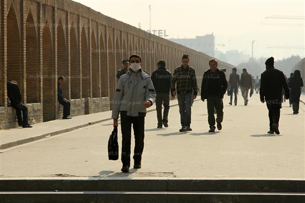 نفس گرفته اصفهان در هفته هوای پاک