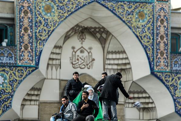 مراسم تشییع پیکر آیت‌الله حاج شیخ عزیز الله خوشوقت