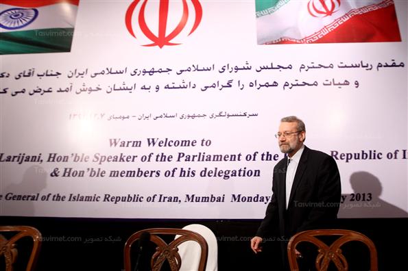 لاریجانی در جمع نمایندگان اتاق‌های بازرگانی هند