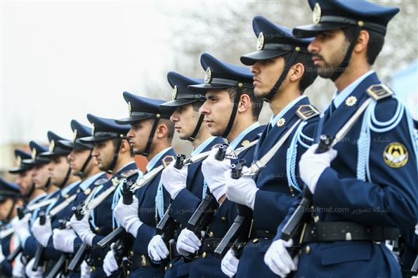 صبحگاه مشترک یگانهای نمونه نیروی هوایی ارتش