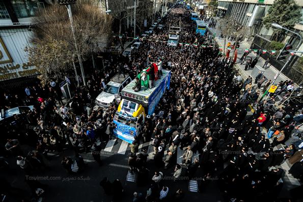 مراسم تشییع پیکر آیت‌الله حاج شیخ عزیز الله خوشوقت