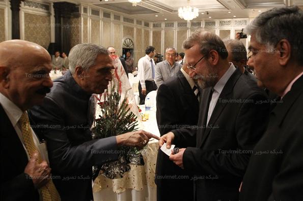 لاریجانی در جمع نمایندگان اتاق‌های بازرگانی هند