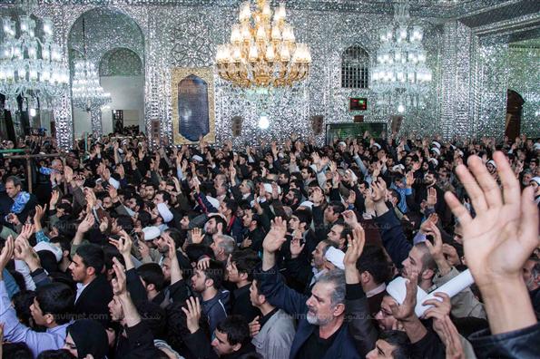 مراسم خاکسپاری پیکر آیت‌ الله عزیزالله خوشوقت