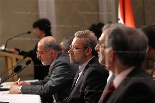 لاریجانی در جمع نمایندگان اتاق‌های بازرگانی هند