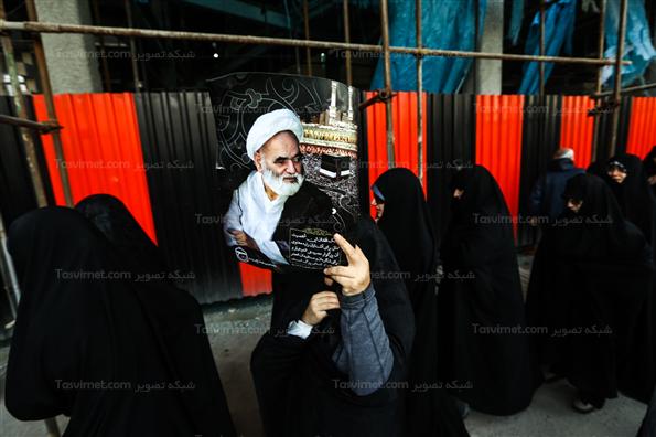 مراسم تشییع پیکر آیت‌الله حاج شیخ عزیز الله خوشوقت