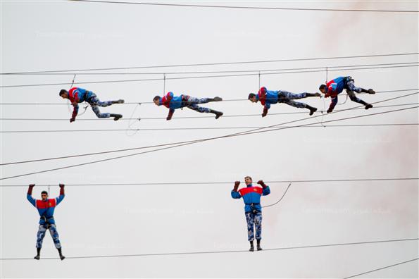 صبحگاه مشترک یگانهای نمونه نیروی هوایی ارتش