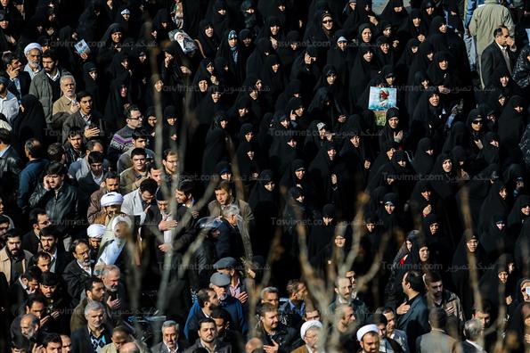 مراسم تشییع پیکر آیت‌الله حاج شیخ عزیز الله خوشوقت