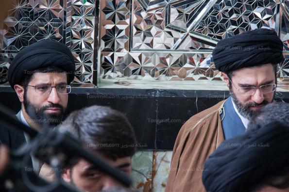 مراسم خاکسپاری پیکر آیت‌ الله عزیزالله خوشوقت